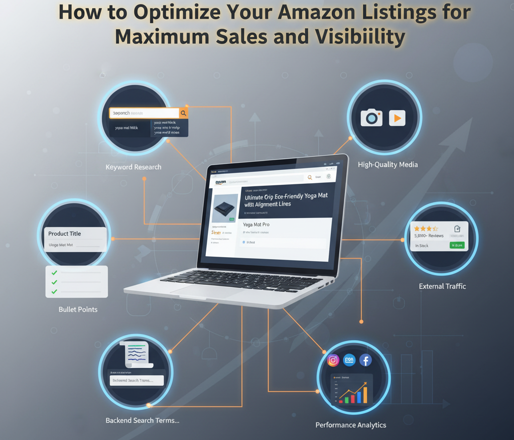 How to Optimize Your Amazon Listings for Maximum Sales and Visibility